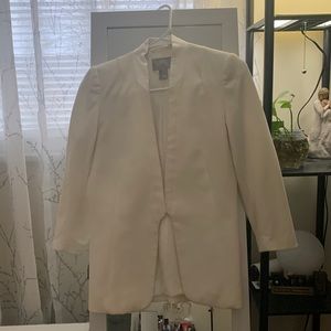H&M white blazer